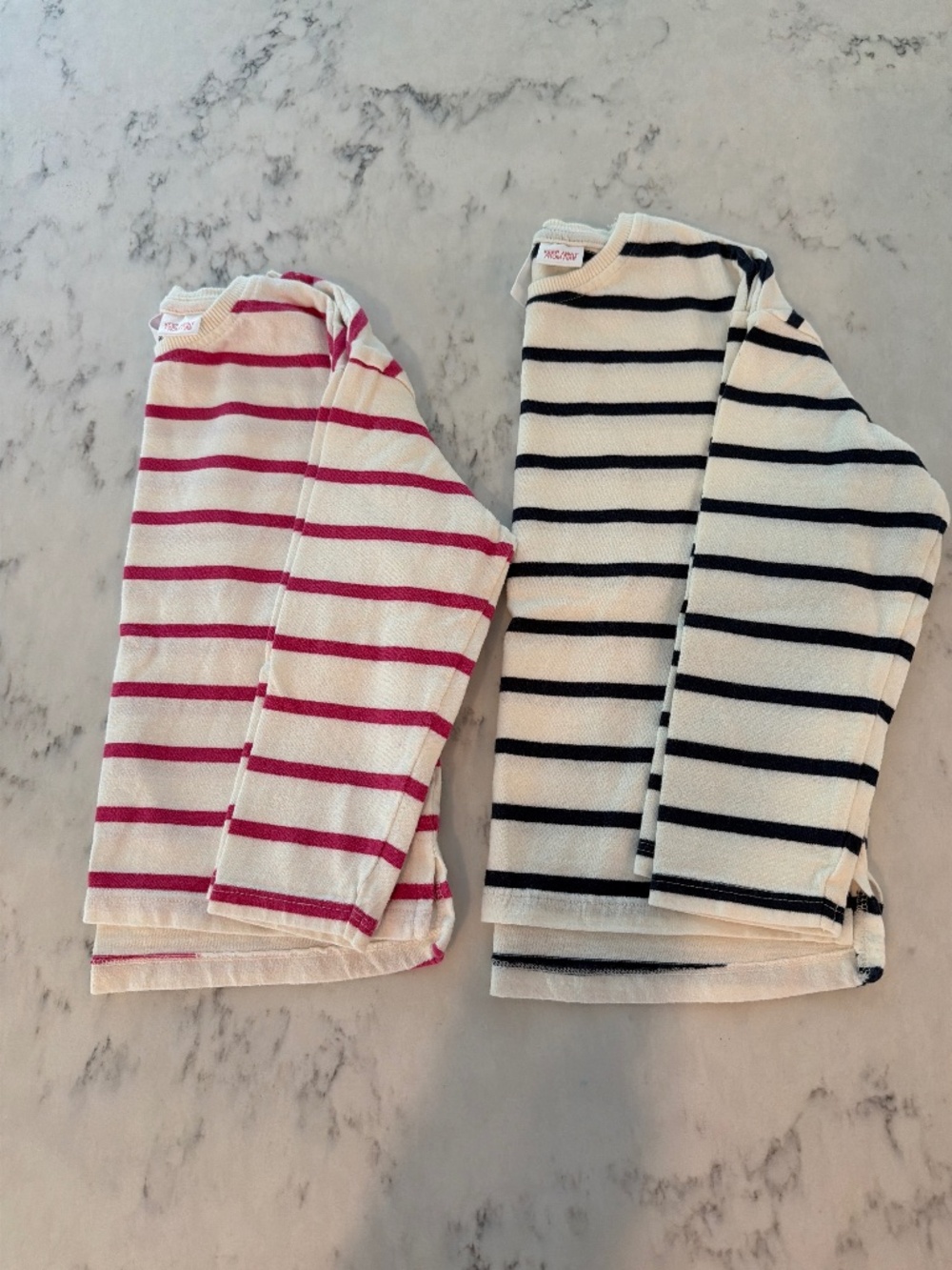 Set of 2 Zara Striped Long Sleeve Shorts
